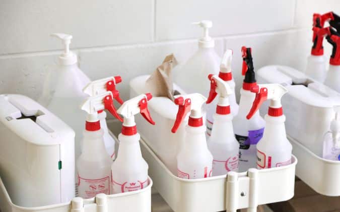 Les agents HVNET disposent de matériel adapté pour le nettoyage d'immeuble ou résidence.